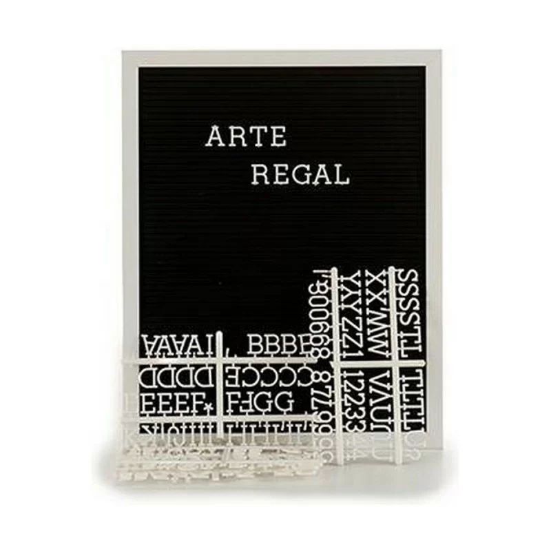Painting Black White Panel 144 Letters (2,5 x...