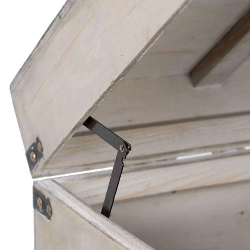 Set of Chests 75 x 47 x 51 cm Synthetic Fabric...