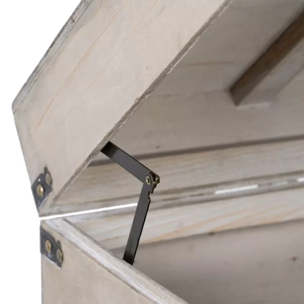 Set of Chests 75 x 47 x 51 cm Synthetic Fabric DMF (3 Pieces)