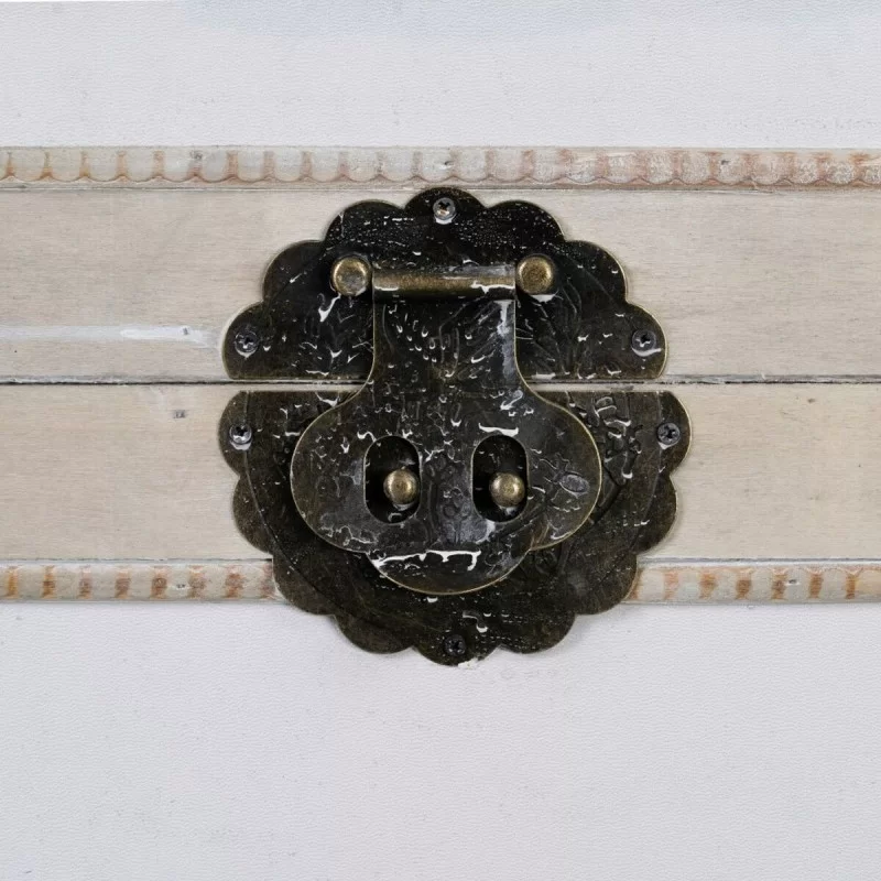 Set of Chests 75 x 47 x 51 cm Synthetic Fabric...