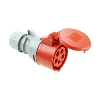 Plug-in base Solera 903152a CETAC With lid Red IP44 16 A...