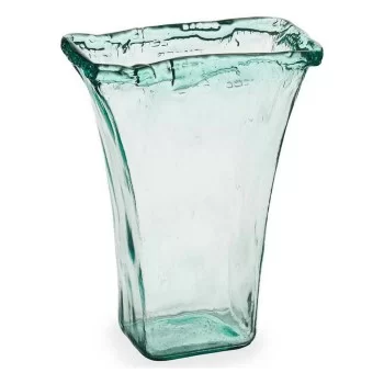 Vase 27 x 34,5 x 14 cm Crystal Transparent (2 Units) 2
