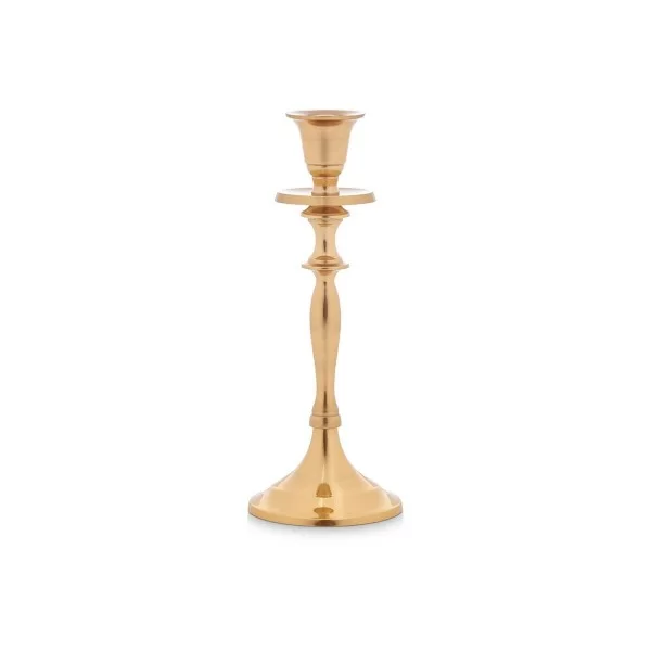 Candle Holder Golden Aluminium 4,5 x 23 x 8 cm (8 Units)