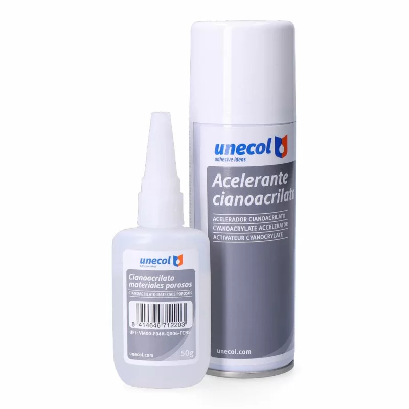 Cyanoacrylate Kit Unecol A7156 200 ml 50 g 2...