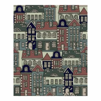 Tablecloth Things Home Trade Town 140 cm x 25 m cotton...