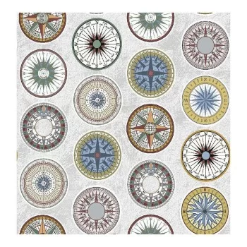 Tablecloth Things Home Trade Compasvint 140 cm x 25 m...