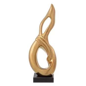 Decorative Figure 13,5 x 9 x 38 cm Golden 2