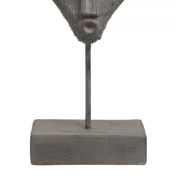 Decorative Figure 19 x 22 x 55 cm Grey
