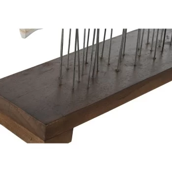 Decorative Figure Home ESPRIT White Brown Spirals 45 x 15... 2