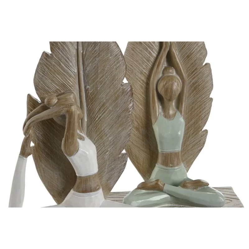 Decorative Figure Home ESPRIT White Green...