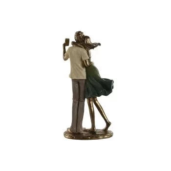 Decorative Figure Home ESPRIT Green Golden 12 x 8,5 x... 2