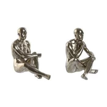 Decorative Figure Home ESPRIT Golden Silver 19 x 13,5 x...
