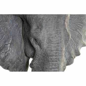 Decorative Figure DKD Home Decor Elephant Black Grey... 2
