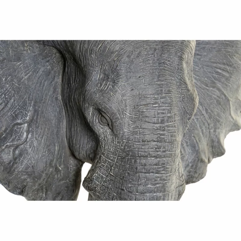 Decorative Figure DKD Home Decor Elephant Black...