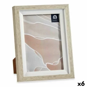 Photo frame 16,5 x 21,5 x 2 cm Crystal Beige White...
