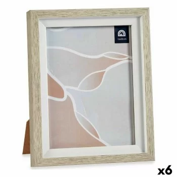 Photo frame 18,8 x 23,8 x 2 cm Crystal Beige White...