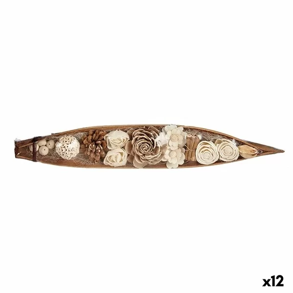 Centerpiece Natural wicker 69 x 9,5 x 9 cm (12 Units)