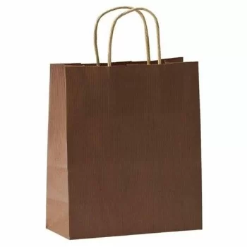 Bags Fama Dark brown With handles 31 x 11 x 42 cm (25 Units) 2