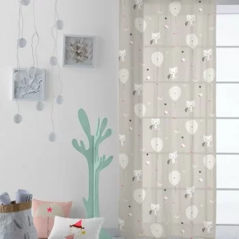 Curtain Haciendo el Indio Cats and Ballons (140 x 260 cm) 2