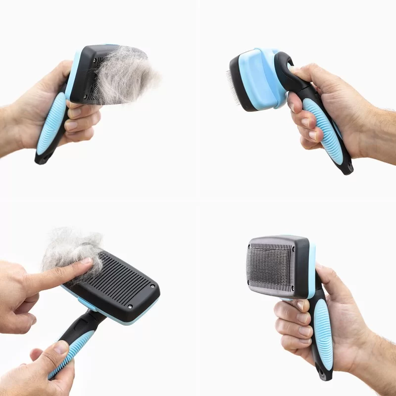 Cleaning Brush for Pets with Retractable...