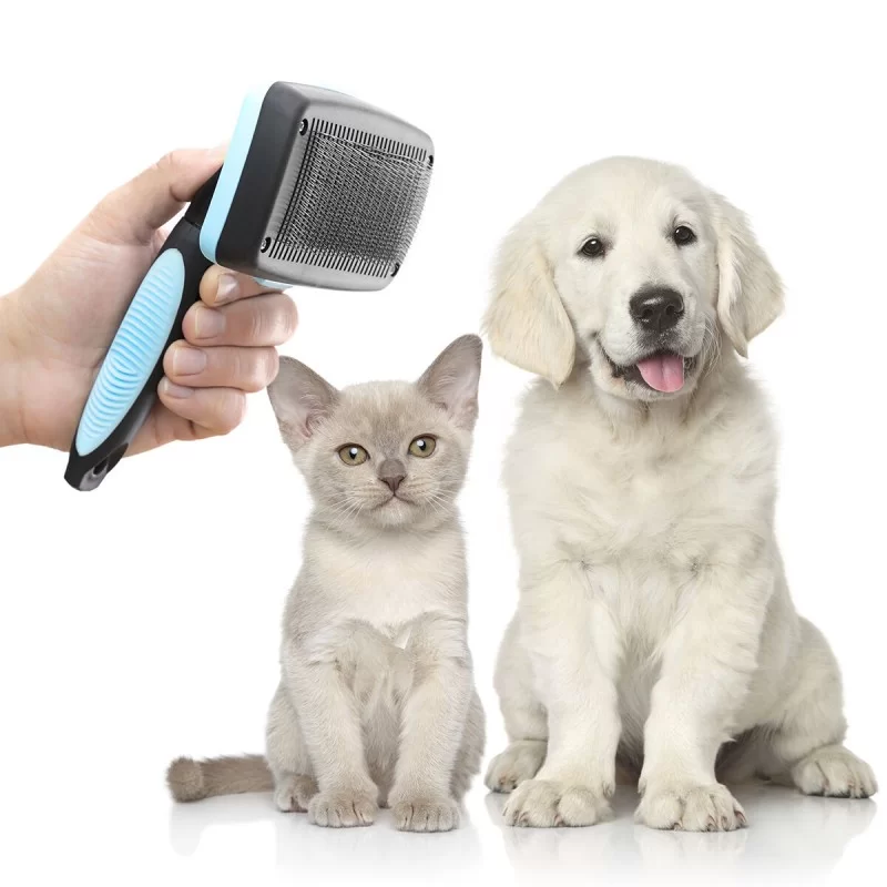 Cleaning Brush for Pets with Retractable...