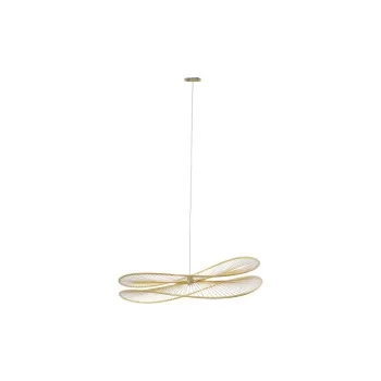 Ceiling Light DKD Home Decor Brown Bamboo 50 W 100 x 100...
