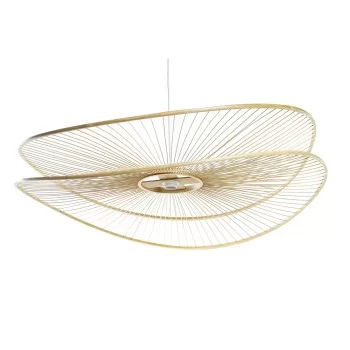 Ceiling Light DKD Home Decor Brown Bamboo 50 W 100 x 100... 2
