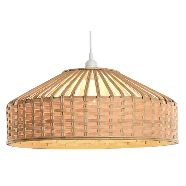 Ceiling Light DKD Home Decor 47 x 47 x 20 cm Brown Rattan 50 W