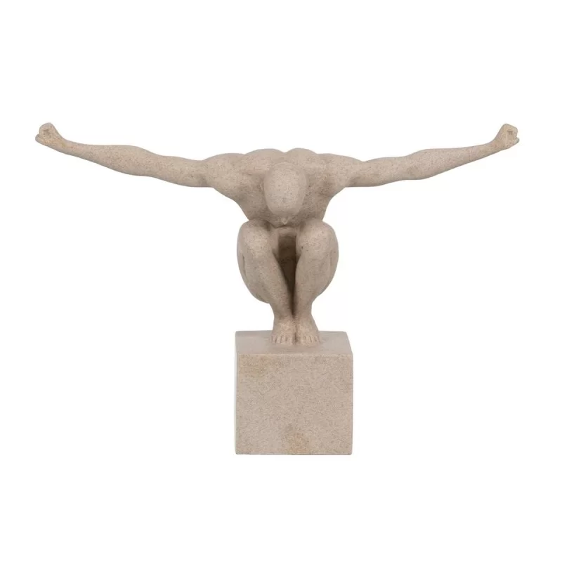 Decorative Figure Cream 32 x 11,5 x 23 cm