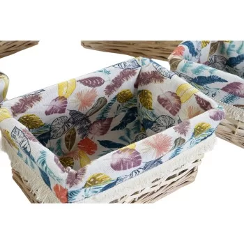 Basket set DKD Home Decor 49 x 40 x 22 cm Polyester... 2