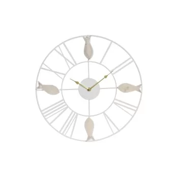 Wall Clock DKD Home Decor 39 x 3,5 x 39 cm Metal Brown...