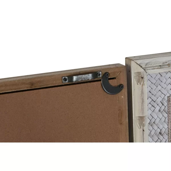 Painting DKD Home Decor 50 x 2,8 x 65 cm Coral (4 Pieces)