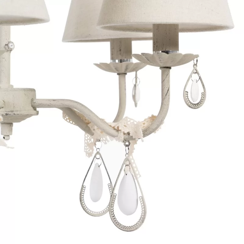 Ceiling Light 51 x 50 x 96 cm Metal Taupe Ø 15...