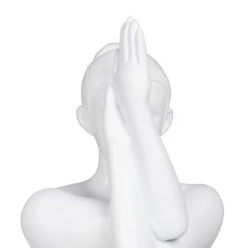 Decorative Figure White 18 x 13 x 24 cm 2