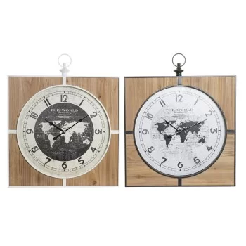 Wall Clock DKD Home Decor Black White Iron Vintage 60 x...