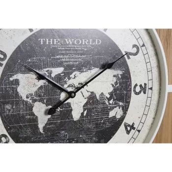 Wall Clock DKD Home Decor Black White Iron Vintage 60 x... 2