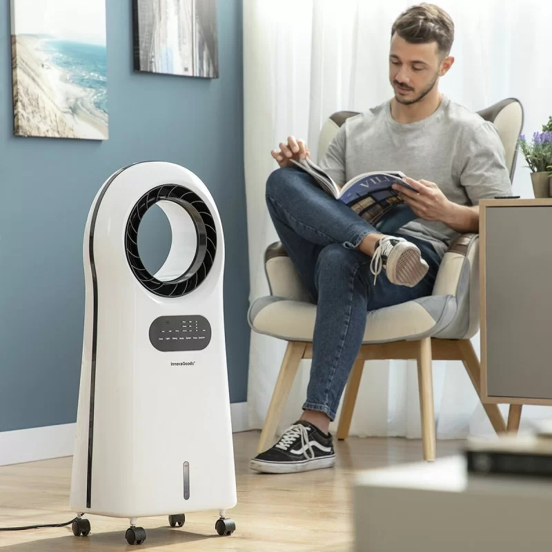 Bladeless, Evaporative Air Conditioner with LED...