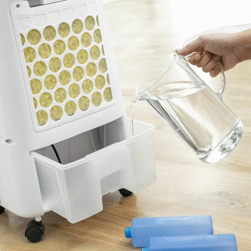 Bladeless, Evaporative Air Conditioner with LED...