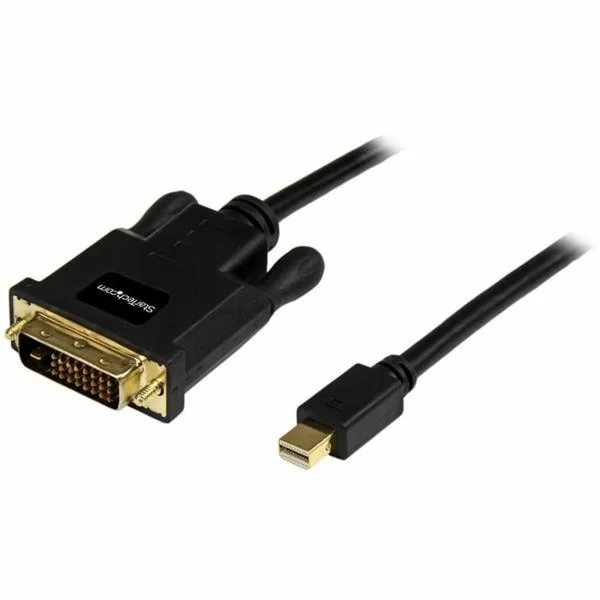 Mini DisplayPort to DVI Adapter Startech MDP2DVIMM6B (1,8 m) Black 1.8 m