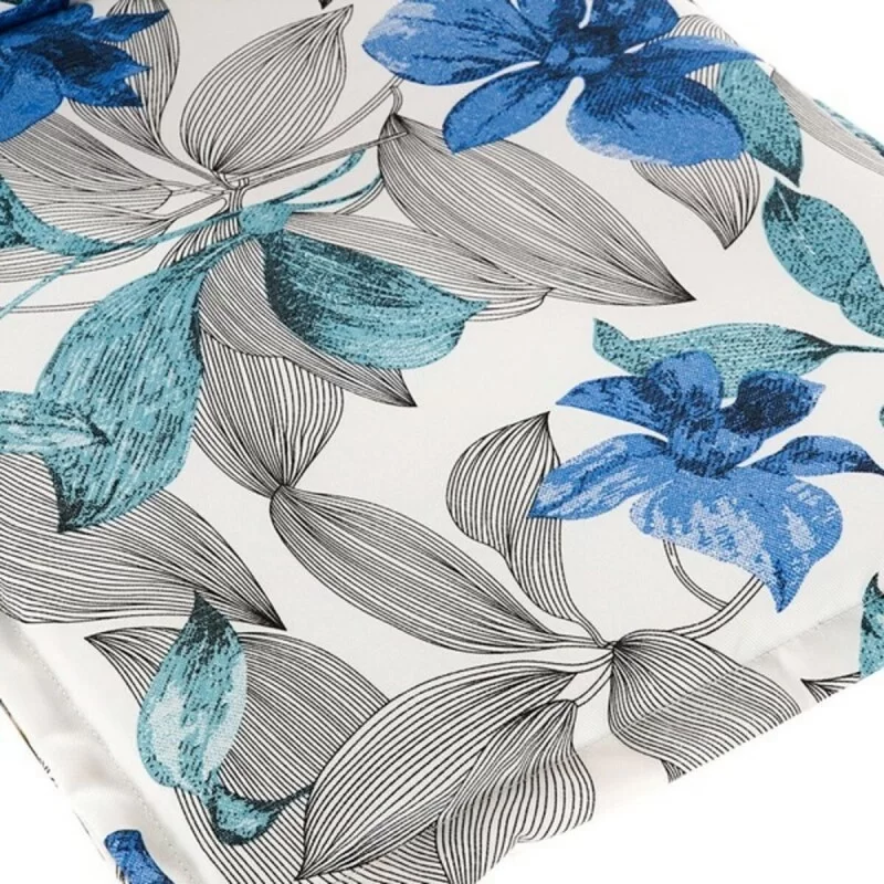 Chair cushion DKD Home Decor Blue Multicolour...