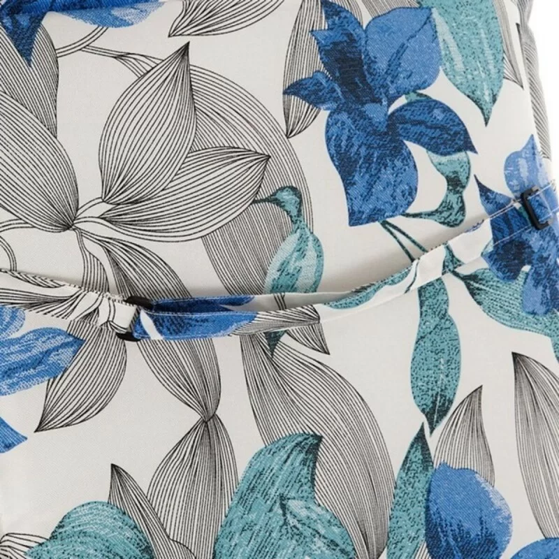 Chair cushion DKD Home Decor Blue Multicolour...