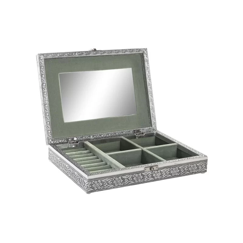Jewelry box DKD Home Decor Silver Wood...