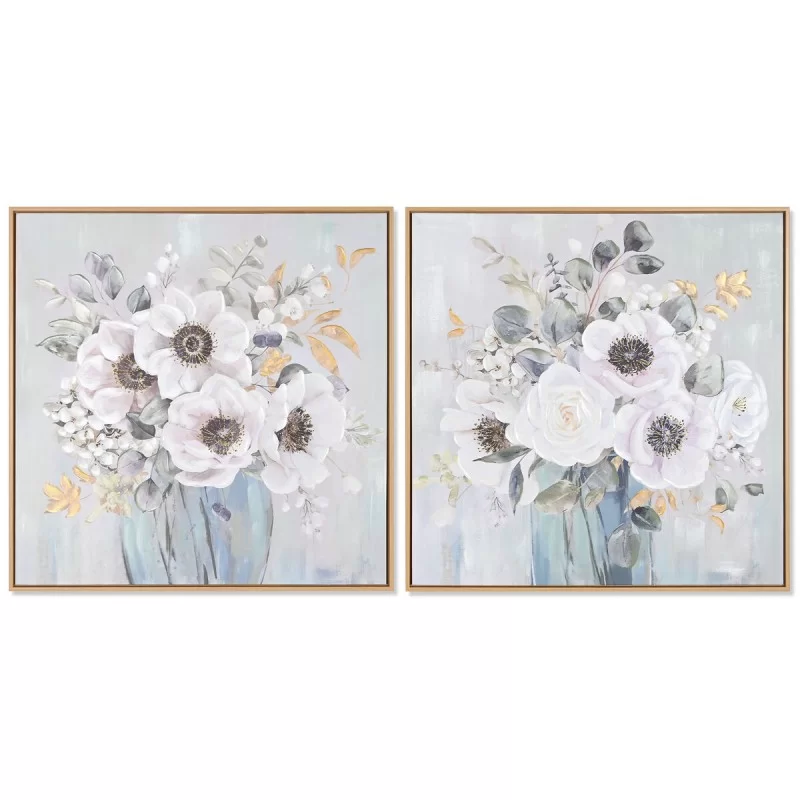 Painting Home ESPRIT Shabby Chic Vase 70 x 3,5 x 70 cm (2 Units)