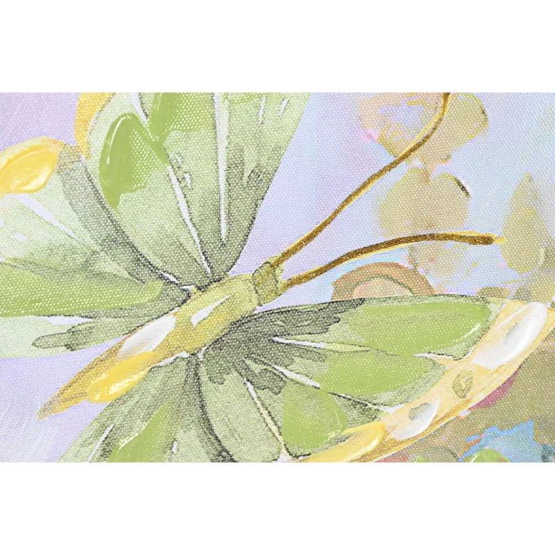 Painting DKD Home Decor Flowers 80 x 3 x 100 cm...