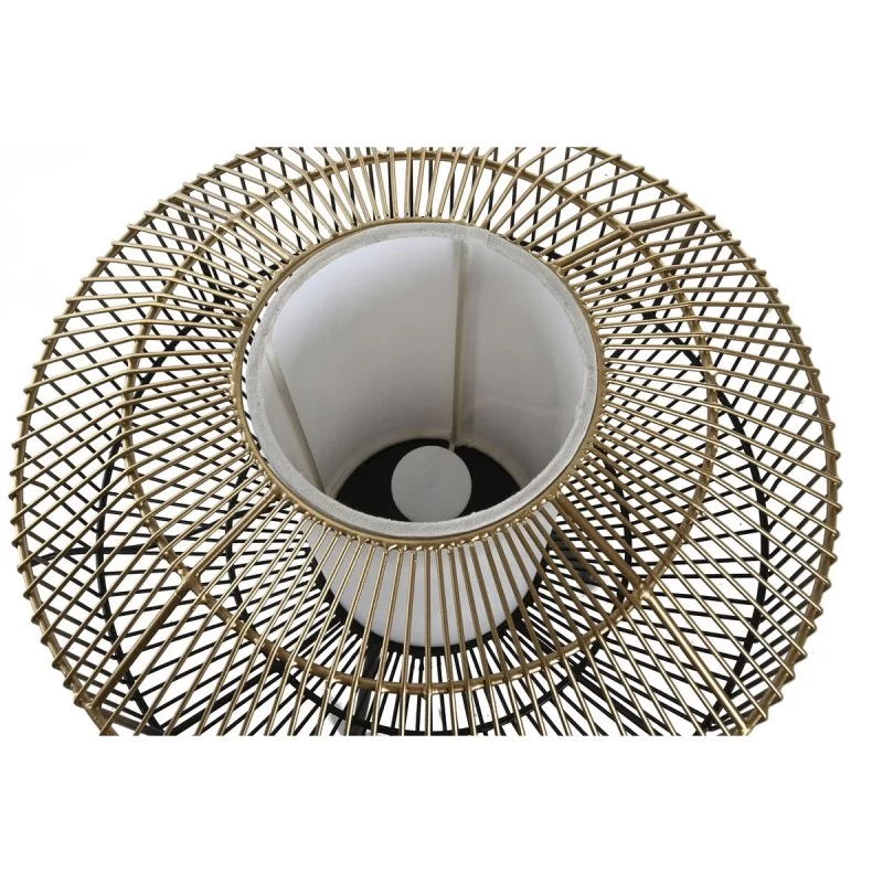 Desk lamp DKD Home Decor Black Golden Iron 50 W...