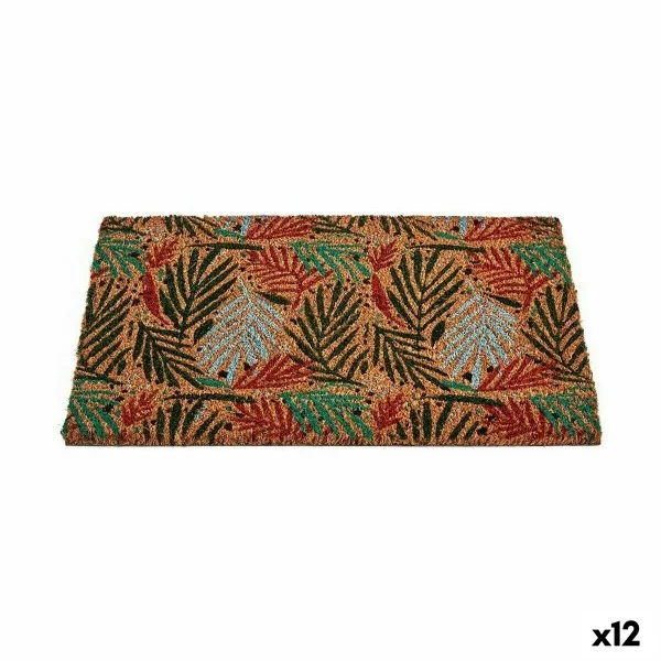 Doormat Multicolour Coconut Fibre 40 x 1,5 x 60 cm (12 Units)