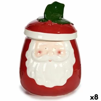 Decorative Figure Father Christmas Red Ceramic 14 x 19,5...