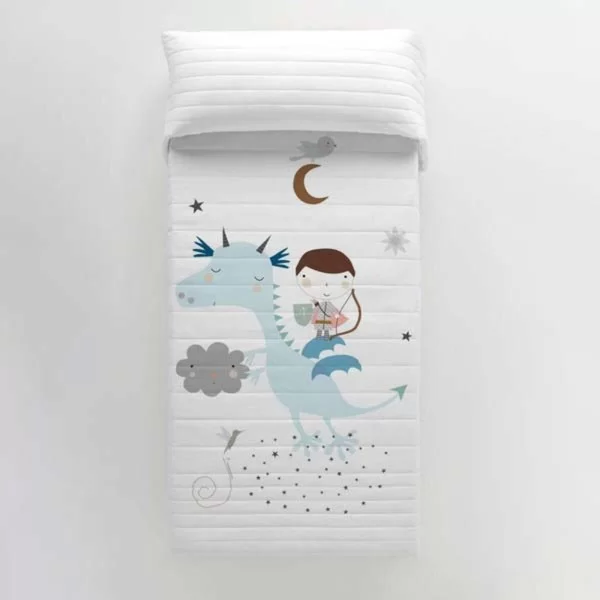 Reversible Bedspread Haciendo el Indio Magic Dragon