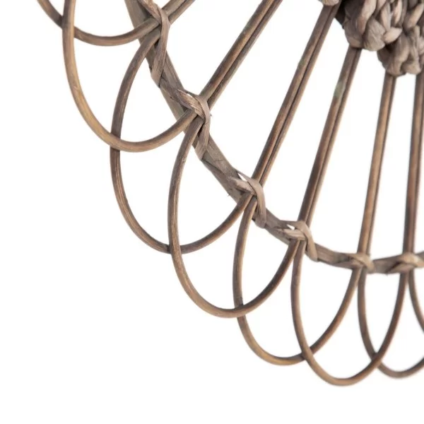 Wall Decoration Natural Rattan 73 x 3 x 73 cm