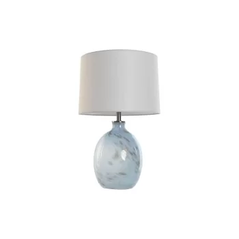Desk lamp Home ESPRIT Blue White Crystal 50 W 220 V 40 x...